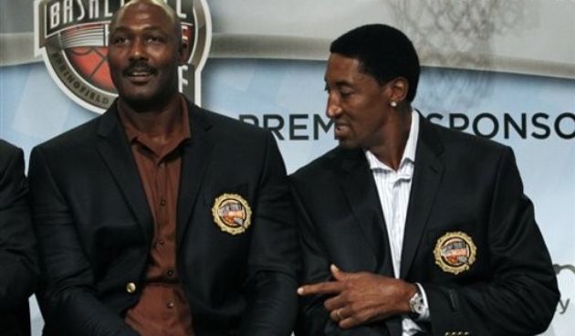 Karl Malone i Scottie Pippen, Foto: AP Photo