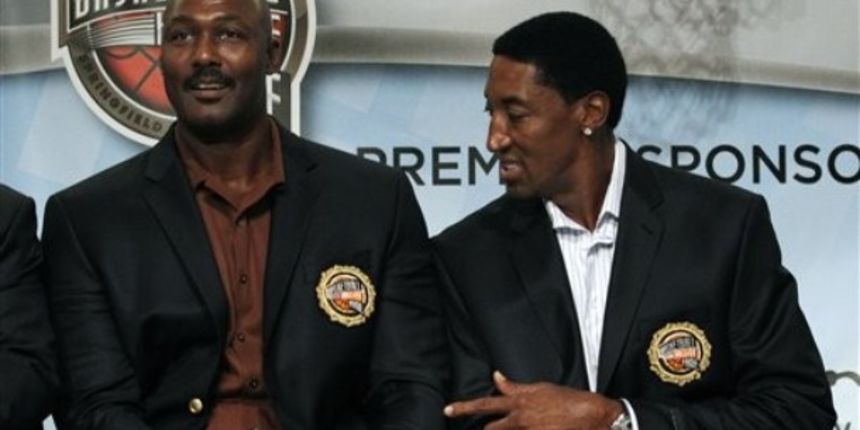 Karl Malone i Scottie Pippen, Foto: AP Photo