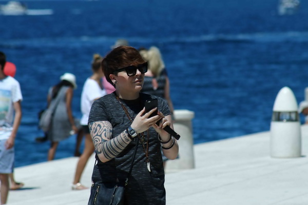 Ljetni šušur na zadarskoj rivi