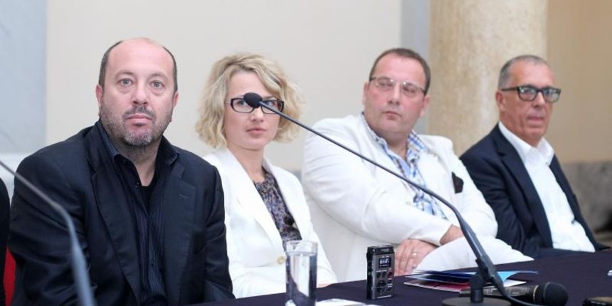 U muzeju Mimara predstavljena je nova sezona svih ansambala HRT-a i novog sefa-dirigenta Simfonijskog orkestra HRT-a.Enrico Dindo, sef dirigenata Simfonijskog orkestra. Photo: Luka Stanzl/PIXSELL