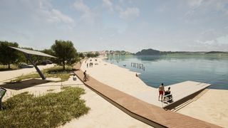 Idejni projekt plaže u Ljupču