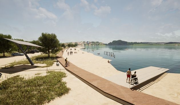 Idejni projekt plaže u Ljupču
