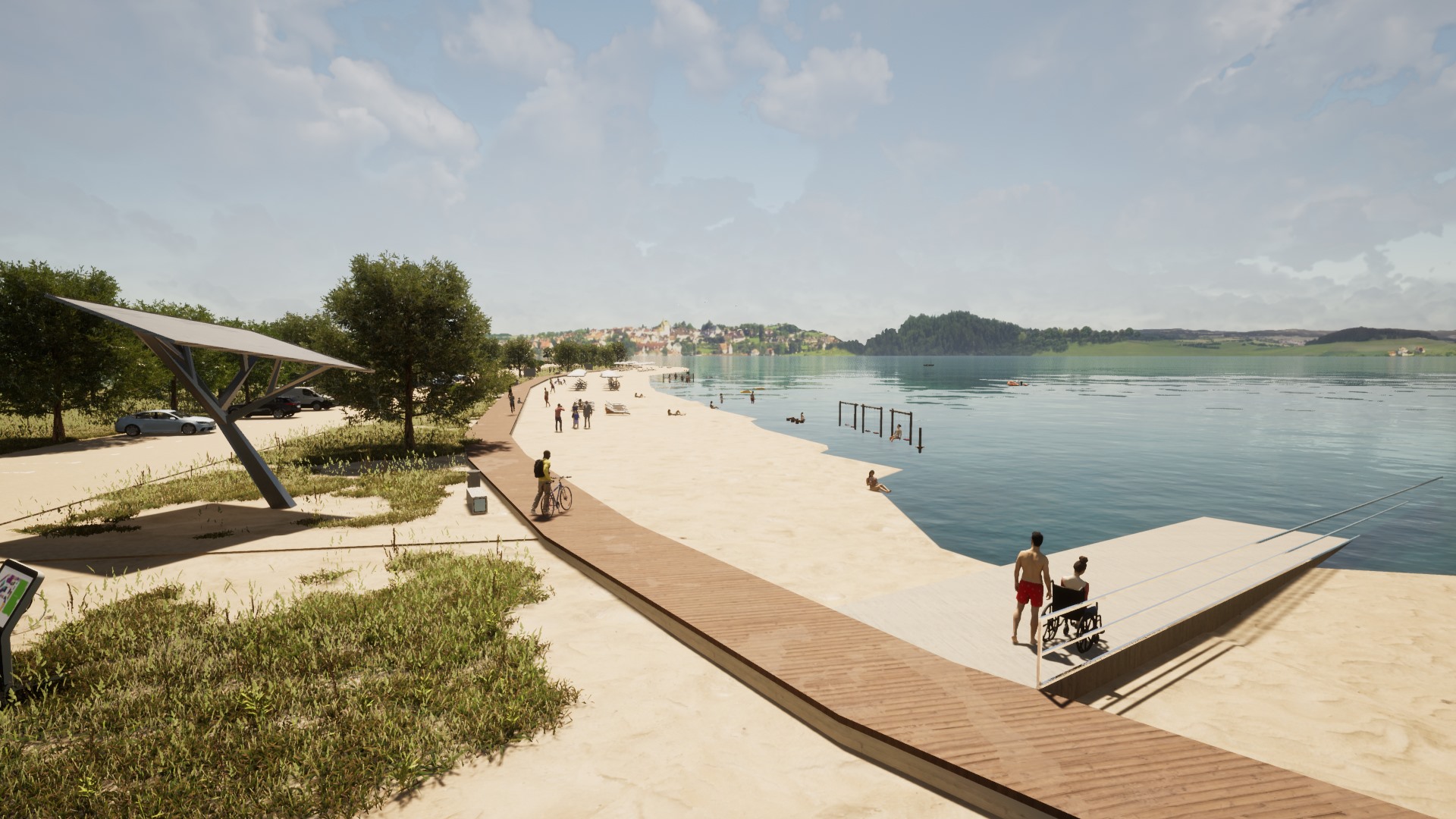 Idejni projekt plaže u Ljupču