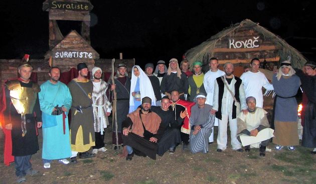 Žive jaslice zajednice Cenacolo u Jankolovici kod Biogrrada na Moru