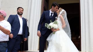 Vjenčanje Vedrana Čorluke i Franke Batelić u crkvi Pohođenja Blažene Djevice Marije sv. Elizabeti