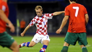 Zagreb, 050909.Stadion Maksimir, kvalifikacijska utakmica skupine 6 za Svjetsko nogometno prvenstvo u Juznoafrickoj Republici, susret reprezentacija Hrvatske i Bjelorusije.Na slici: Ivan Raketic gol.Foto: Damir Krajac / CROPIX