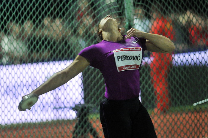 Zagreb, 010910.
Sportski park Mladost.
IAAF, World Challenge Zagreb 2010, 60-ti jubilarni memorijal Borisa Hanzekovica, meeting u atletici.
Na slici: pobjednica u bacanju diska, hrvatska predstavnica Sandra Perkovic.
Foto: Boris Kovacev / CROPIX Zagreb, 010910.
Sportski park Mladost.
IAAF, World Challenge Zagreb 2010, 60-ti jubilarni memorijal Borisa Hanzekovica, meeting u atletici.
Na slici: pobjednica u bacanju diska, hrvatska predstavnica Sandra Perkovic.
Foto: Boris Kovacev / CROPIX