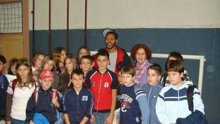 Juby Johnson u posjeti zadarskoj OS “Simuna Kozicica Benje”