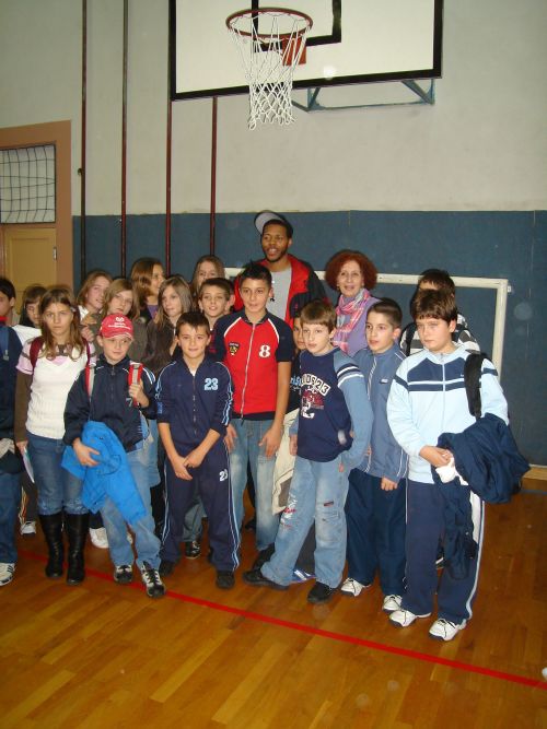 Juby Johnson u posjeti zadarskoj OS “Simuna Kozicica Benje”