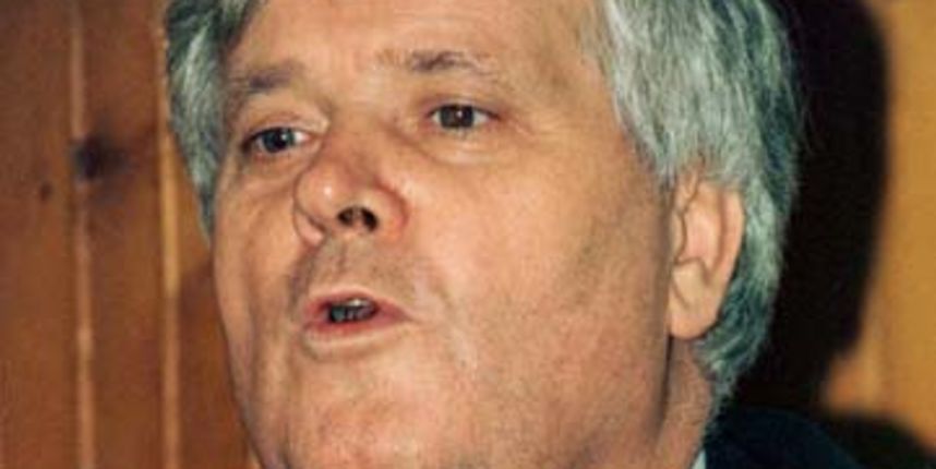 ** FILE ** Fikret Abdic, a former Muslim warlord in western Bosnia, is seen in this 1995 file photo. Abdic was convicted in a Croatian court Wednesday, July 31, 2002, of war crimes in his former homeland and sentenced to a maximum 20 years in prison. Also ** FILE ** Fikret Abdic, a former Muslim warlord in western Bosnia, is seen in this 1995 file photo. Abdic was convicted in a Croatian court Wednesday, July 31, 2002, of war crimes in his former homeland and sentenced to a maximum 20 years in prison. Also