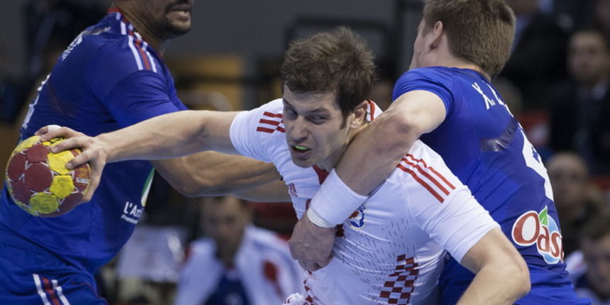 Zaragoza, Spanjolska, 230113.
Gradska dvorana Principe Felipe.
Svjetsko prvenstvo u rukometu za muskarce Spanjolska 2013.
Utakmica cetvrtfinala izmedju reprezentacija Hrvatske i Francuske.
Na fotografiji: Damir Bicanic.
Foto: Ante Cizmic / CROPIX Zaragoza, Spanjolska, 230113.
Gradska dvorana Principe Felipe.
Svjetsko prvenstvo u rukometu za muskarce Spanjolska 2013.
Utakmica cetvrtfinala izmedju reprezentacija Hrvatske i Francuske.
Na fotografiji: Damir Bicanic.
Foto: Ante Cizmic / CROPIX