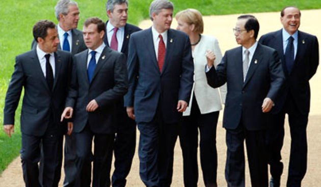 G8 vođe (Foto: telegraph.co.uk)