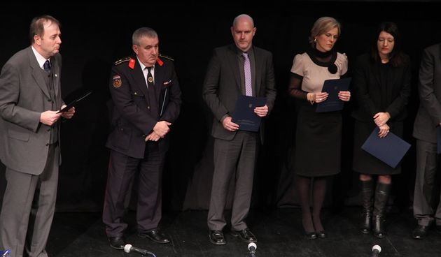 HNK Zadar: Dodjela priznanja za ”Naročiti pothvat u zaštiti i spašavanju” foto: I. Perinčić