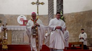 Nadbiskup Milan Zgrablić predvodio je misu na Božić u katedrali svete Stošije