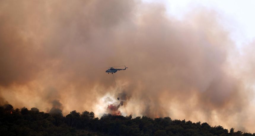 Požar Čiovo 10.7.2021