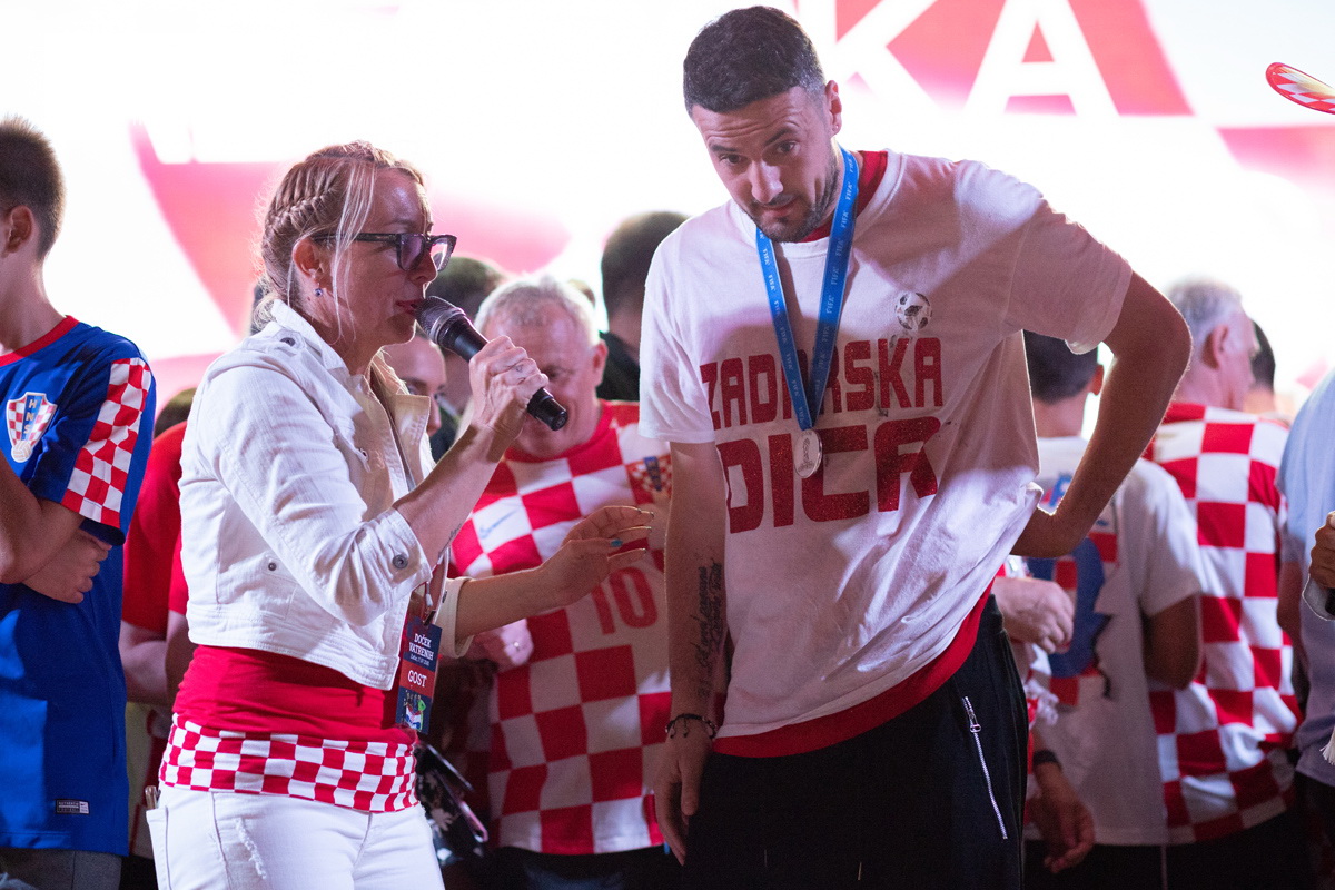 Veličanstven doček četvorice zadarskih Vatrenih Veličanstven doček četvorice zadarskih Vatrenih