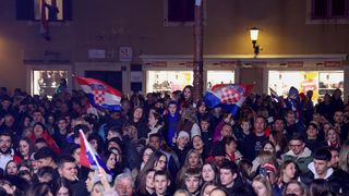 Doček rukometaša u Zadru Doček rukometaša u Zadru