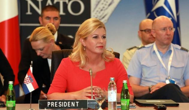 Vojni odbor NATO saveza odrzava konferenciju u formatu nacelnika glavnih stozera ciji je domacin nacelnik Glavnog stozera OS RH, general zbora Mirko Sundov. Kolinda Grabar-Kitarovic. Photo: Miranda Cikotic/PIXSELL