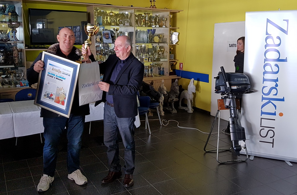 Proglašenje najuspješnijih ribolovaca Zadra i Zadarske županije Proglašenje najuspješnijih ribolovaca Zadra i Zadarske županije