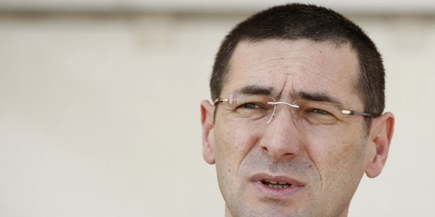 Zagreb, 020312.
Svecani ispracaj u vojarni Pleso 19. hrvatskog kontingenta u mirovnu operaciju ISAF u Afganistanu .
Na slici: ministar obrane Ante Kotromanovic.
Foto: Dragan Matic / CROPIX