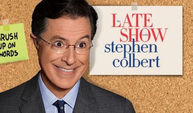 Stephen Colbert cbs press