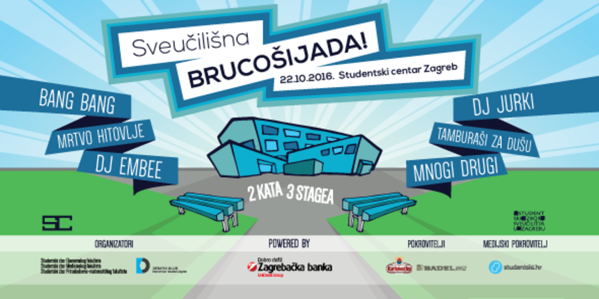 Najveća sveučilišna brucošijada vraća se u studentski centar