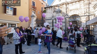 Zadarski Palčići pustili u zrak stotine ljubičastih balona