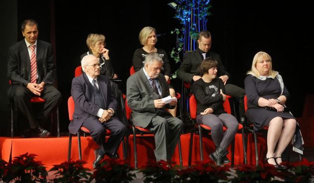 U Hrvatskom narodnom kazališu održana je svečana sjednica Gradskog vijeća u povodu Dana grada Zadra.  Photo: Filip Brala/PIXSELL