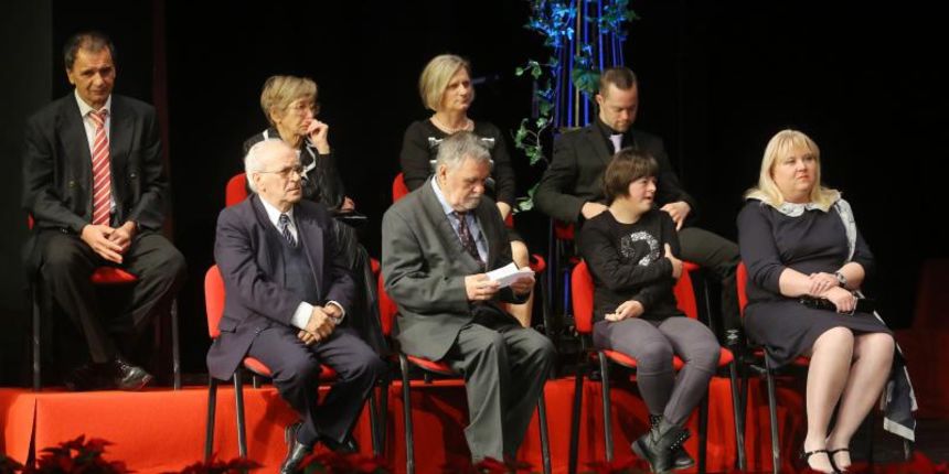 U Hrvatskom narodnom kazališu održana je svečana sjednica Gradskog vijeća u povodu Dana grada Zadra.  Photo: Filip Brala/PIXSELL