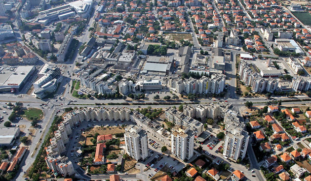 Zadar – Zračne snimke – Bulevar (foto: Marin Gospić)