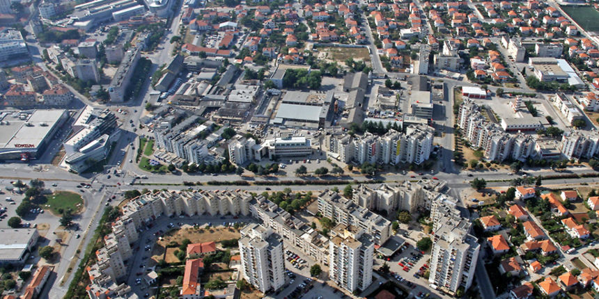 Zadar – Zračne snimke – Bulevar (foto: Marin Gospić)