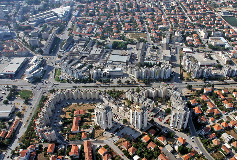 Zadar – Zračne snimke – Bulevar (foto: Marin Gospić)