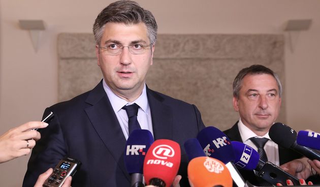 Andrej Plenković i Predrag Štromar