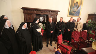 Gradonačelnik sa suradnicima u posjeti Benediktinskom samostanu