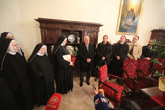 Gradonačelnik sa suradnicima u posjeti Benediktinskom samostanu