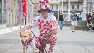 Hrvatski navijači okupirali Lens uoči utakmice s Portugalom, Photo: PIXSELL Hrvatski navijači okupirali Lens uoči utakmice s Portugalom, Photo: PIXSELL