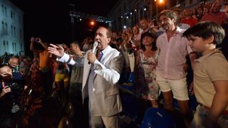 Mladen Grdović osvojio prvu nagradu publike na Splitskom festivalu 2016. Photo: Hrvoje Jelavić/PIXSELL