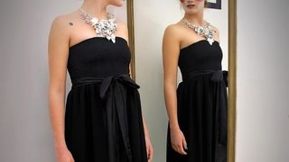 1800 kn; Haljinu dizajnira Klara Dedić: svila (foto: Marin Gospić)