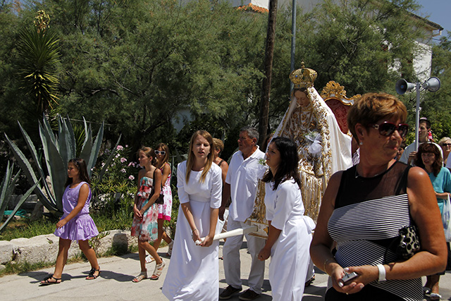 Kukljica: Blagdan Gospe od Sniga 5. kolovoza 2012, Foto: Bernard Kotlar Kukljica: Blagdan Gospe od Sniga 5. kolovoza 2012, Foto: Bernard Kotlar