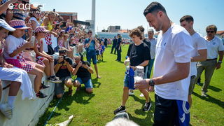 Zadarska vatrena četvorka na Stanovima se družila s mladim zadarskim nogometašima