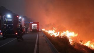 Tučepi: Požar se širi, zahvatio ranč i kuće, vatrogasci u akciji