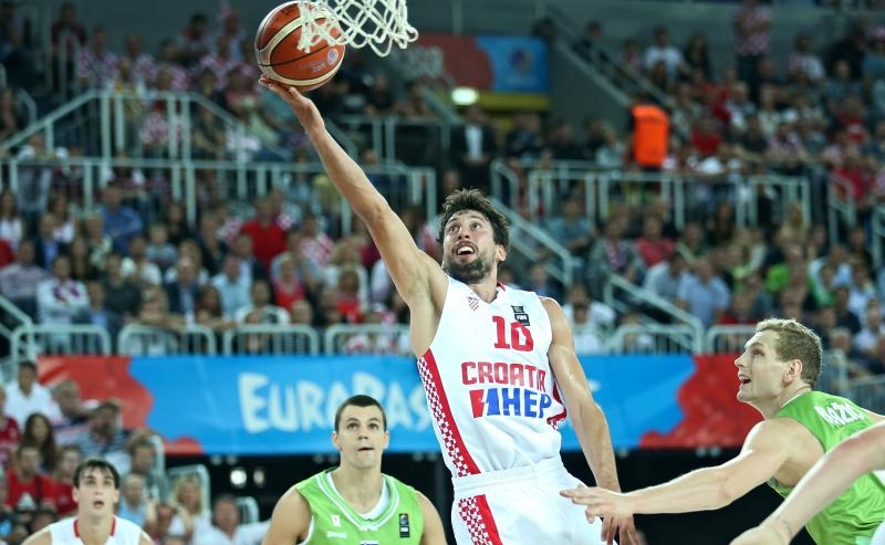 05.09.2015., Arena Zagreb, Zagreb – EuroBasket 2015., skupina C, 01. kolo, Hrvatska – Slovenija. Foto: PIXSELL 05.09.2015., Arena Zagreb, Zagreb – EuroBasket 2015., skupina C, 01. kolo, Hrvatska – Slovenija. Foto: PIXSELL