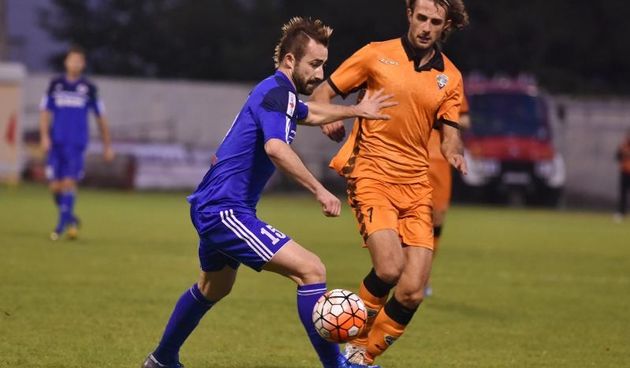 27.10.2015., Stadion Subicevac, Sibenik – Osmina finala hrvatskog nogometnog kupa, HNK Sibenik – NK Slaven Belupo. Sandi Krizman. Photo: Hrvoje Jelavic/PIXSELL