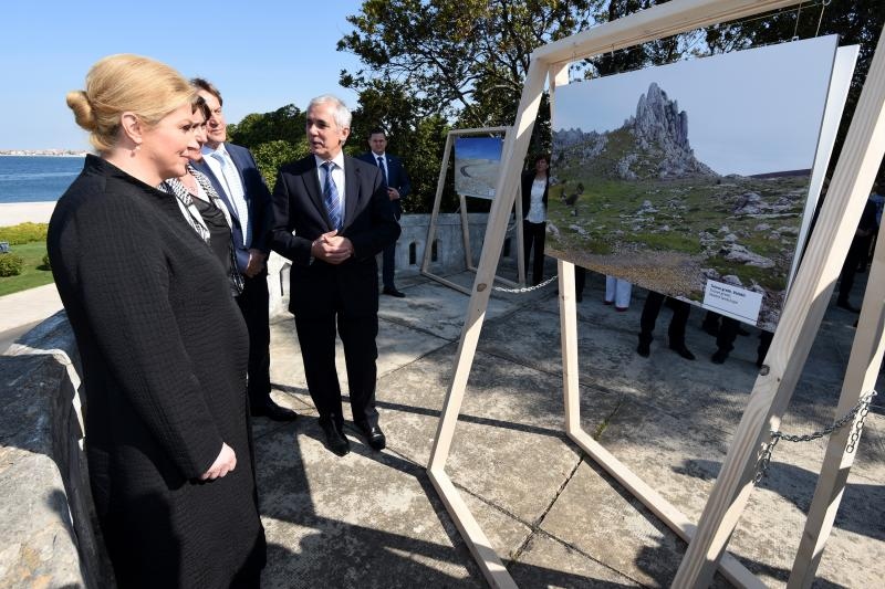 Predsjednica Kolinda Grabar Kitarović na svečanoj sjednici županijske skupštine, foto: Dino Stanin/PIXSELL