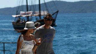 Ljetni šušur na zadarskoj rivi