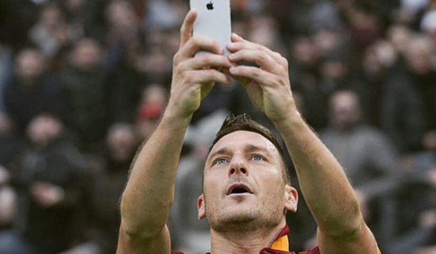 Francesco Totti, foto: twitter