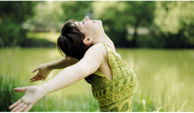 Žena, sreća, opuštanje