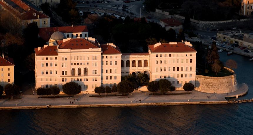 Sveučilište u Zadru iz zraka Sveučilište u Zadru iz zraka