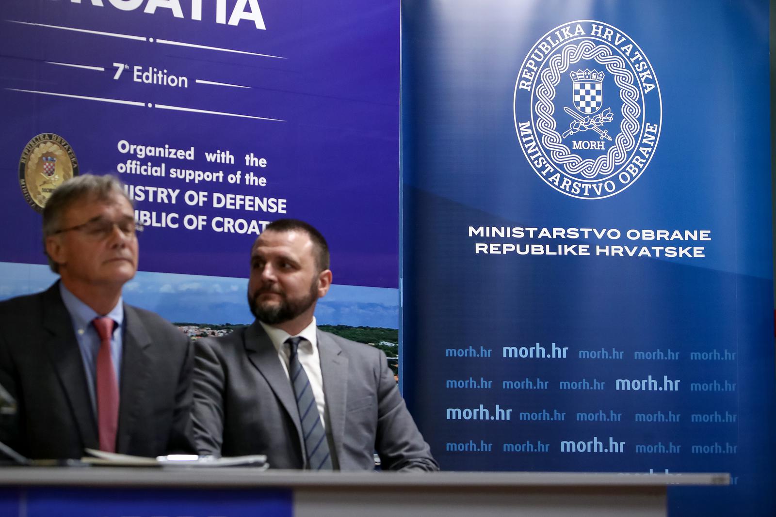 Konferencija za medije povodom održavanja Jadranske vojne i zrakoplovne izložbe Konferencija za medije povodom održavanja Jadranske vojne i zrakoplovne izložbe