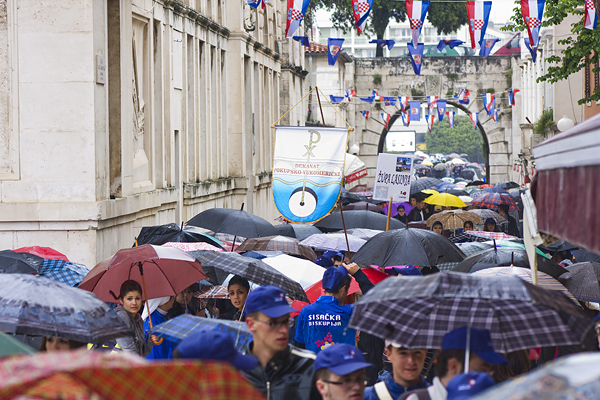 Dolazak sudionika SKM u Zadar (Foto:Saša Čuka)